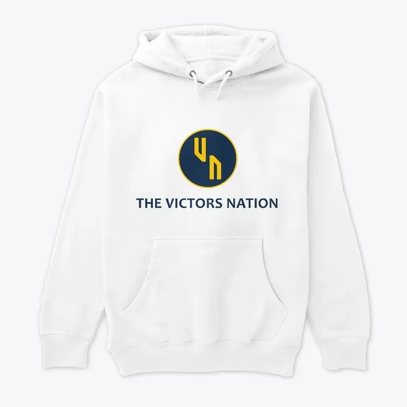 White Victors Nation Logo Men's Apparel