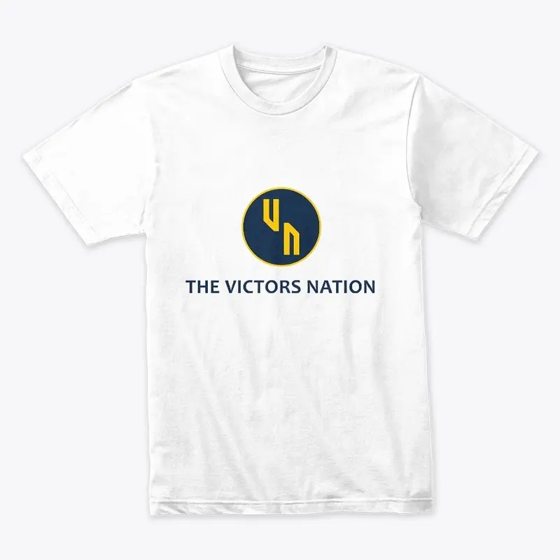 White Victors Nation Logo Men's Apparel